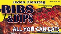 Ribs & Dips - All You Can Eat - Jeden Dienstag