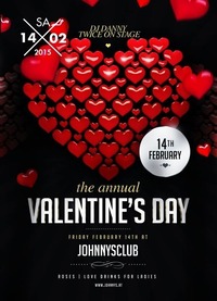 Valentines Day - Ladies Welcome@Johnnys - The Castle of Emotions