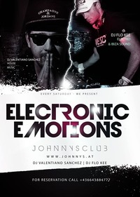 Electronic Emotions mit Valentiano Sanchez@Johnnys - The Castle of Emotions