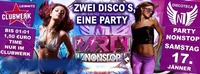 Zwei Discos eine Party 