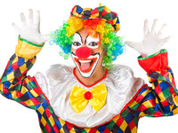 Clown Poopo verzaubert Brigitta@Brigitta Passage