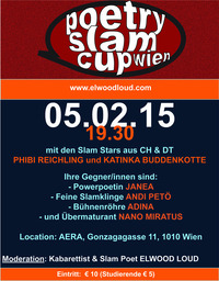Poetry Slam Cup mit Phibi Reichling und Katinka Buddenkotte