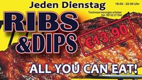 Ribs & Dips - All You Can Eat - Jeden Dienstag