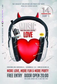 Biggest Valentinclub Party / 1st Opening Breakout Dancefloor@RAMY's