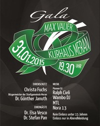 Max Valier Gala@Kursaal Meran