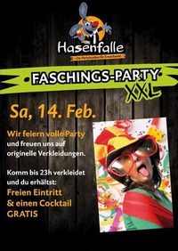 Faschings-Party XXL@Hasenfalle
