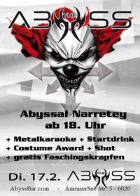 ABYSSal Narretey - Faschingsdienstag@Abyss Bar