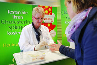 Kostenlos Cholesterinspiegel testen@Eurospar Wien Mitte