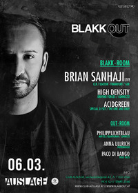 Blakkout with Brian Sanhaji live (clr - Frankfurt)@Club Auslage