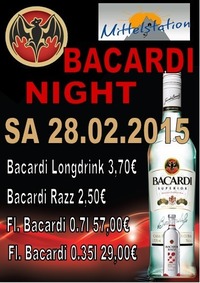 Bacardi Night@Mittelstation