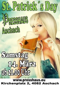 St.Patrik´s Day@Presshaus Aschach