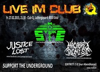 Metal im Club Q + Mortal Strike + Macabre Demise + Justice Lost@Club Q