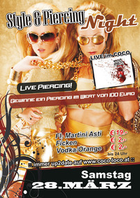 Style & Piercing Night@Disco Coco Loco