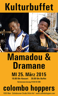 Afro-Jazz: Mamadou Diabate und Dramane Dembele@Sri Lanka-Restaurant Colombo Hoppers