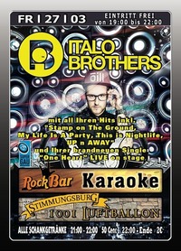 Italobrothers Live on stage