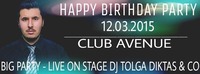 Tolgas Happy Birthday Party Club Avenue