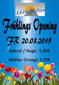 Frühlings Opening@Mittelstation