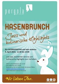 Hasenbrunch am Ostersonntag@Lokal Pergola