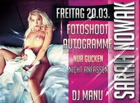 Das Playmate Sarah Nowak zu Gast im Fix@Disco Fix