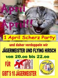 1 April Scherz Party@1 EURO BAR