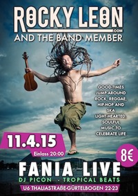 Rocky Leon & The Band Member Live in Concert@Fania Live