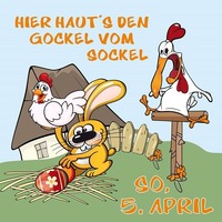 Hier hauts den Gockel vom Sockel@Ramsauhof