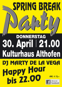 Spring Break Party@Kulturhaus