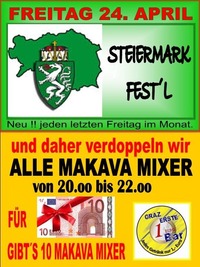 Steiermark Fest´l April@1 EURO BAR