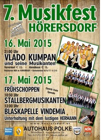 7. Musikfest in Hörersdorf@Festzelt in der Wirtshausgasse