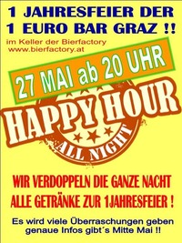 1 Jahr 1 Euro Bar