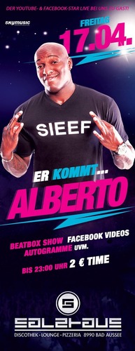 Alberto kommt@Salzhaus