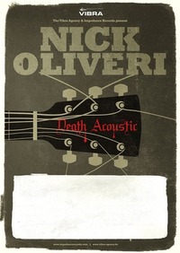 Live: Nick Oliveri - Death Acoustic Tour  Supports