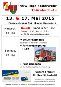 Festmesse, Fahrzeugsegnung HLF 2 und Frühschoppen@Feuerwehrhaus Thürnbuch