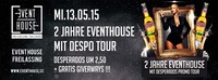 2 Jahre Event House mit Desperados Tour