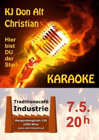 Karaoke im Industrie@Traditionscafé Industrie