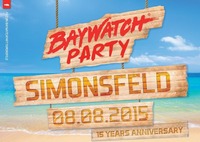 Baywatchparty 15 Years Anniversary@Halle & Zelt