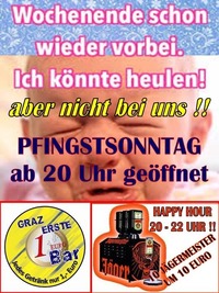 Pfingstsonntag-Gaudi@1 EURO BAR