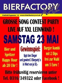 Song Contest Party@Bierfactory XXL