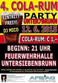 4. Cola-Rum Party@Freiwillige Feuerwehr Untersiebenbrunn