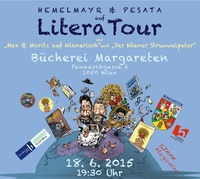 Harald Pesata & Christian Hemelmayr - Die LiteraTour 2015@Bücherei Margareten