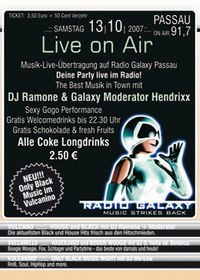 Live on Air on Galaxy@Vulcano