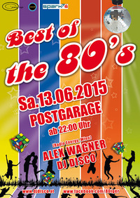 Best of the 80s - die 80igste Party!@Postgarage