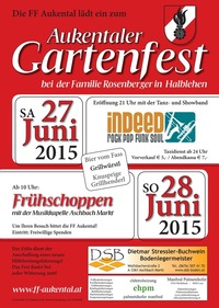 Gartenfest der FF Aukental@Halblehen