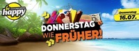 Donnerstag wie früher