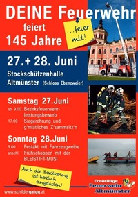 Bezirksfeuerwehr Leistungsbewerb,Fahrzeugsegnung und 145 Jahre FF Altmünster@Stockschützenhalle Altmünster