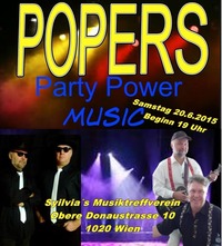 Popers live@Sylvias Musiktreff-Verein