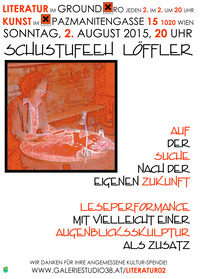 Schustufeeh Löffler Literatur im Ground Xiro@Xi Cafe & Bar