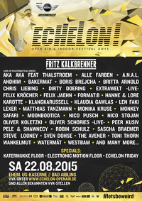 Echelon Open-air & Indoorte Festival 2015 
