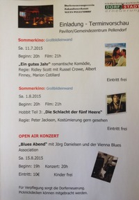 Sommerkino Pellendorf@Gemeindezentrum