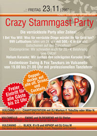 Crazy Stammgastparty